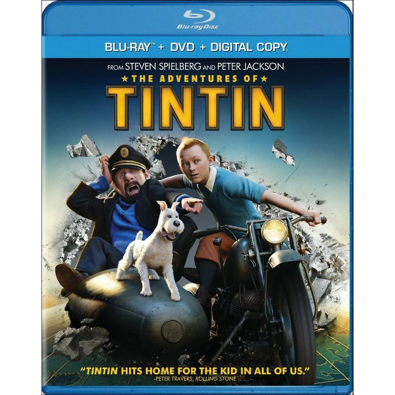 The Adventures of Tintin (2 Discs) (Includes Digital Copy) (UltraViolet) (Blu-ray/DVD), 1 of 2