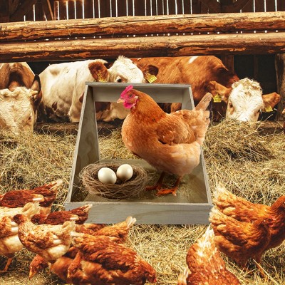 Handcrafted Eco-Friendly Wood Single Compartment Nesting Box