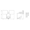 VAXCEL Sodo Plug-In Black Integrated LED Motion Sensor Dusk to Dawn Outdoor Security Flood Light - 2 of 4