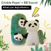 Dog Puppy Snuffle Hide-and-Seek Toy Set – Bamboo Panda, Crinkle BB Sound, Slow Feeding - 4 of 4
