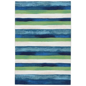 Liora Manne Visions II Stripes Indoor/Outdoor Rug.. - 1 of 4