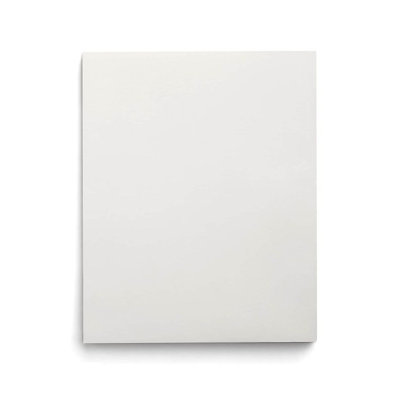 Staples School Grade 2 Pocket Folder White 25/Box (50760/27537-CC), 1 of 4