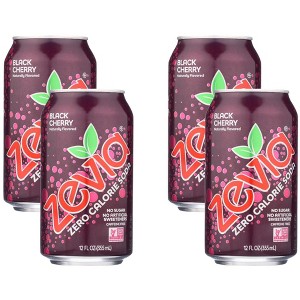 Zevia Soda Black Cherry Zero Calorie - Case of 4/6 pack, 12 fz - 1 of 4