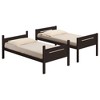 NicBex Twin Over Twin Bunk Bed with Safety Guardrail,Twin Loft Bed with Built-in Ladder,Modern Bunk Beds,Noise Reduced Bunk Beds for Bedroom - 4 of 4