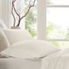 Harbor House 4Pcs 100% Premium Cotton Solid Sheet Set, 400TC Luxury Sateen Textile Smooth Touch Bedding Set with Matching Sham - 3 of 4