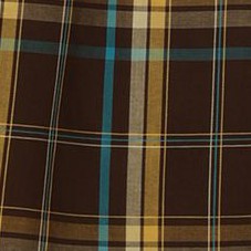 26 - brown / yellow / turquoise