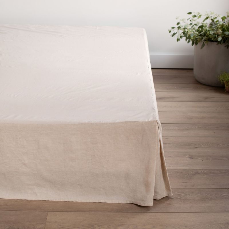 100% French Linen Bedskirt | BOKSER Home, 3 of 5