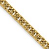 Chisel Stainless Steel Polished Yellow IP-plated 5mm 20" Double Curb Chain Necklace - 2 of 4