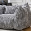 NicBex Chenille Bean Bag Chair for 2 People,Lazy Loveseat Sofa with High Resillence Foam for Living Room,Bedroom,Apartment - 4 of 4