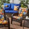 Kensington Garden 2pk 17"x17" Square Outdoor Throw Pillows - 4 of 4