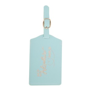 Unique Bargains Hot Stamping Adventure Luggage Tag 1 Pc - 1 of 4
