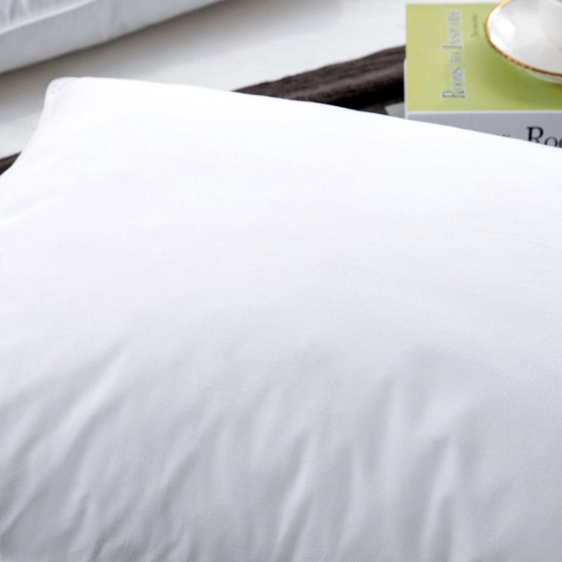Peace Nest White Goose Down Feather Bed Pillows Set of 2, 2 of 7