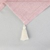 Unique Bargains Tassels Wrinkle-Resistant Washable Cotton Linen Tablecloth 1 Pc - 4 of 4