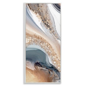 Stupell Industries Glam & Grey Waves, 13" x 30" - 1 of 4