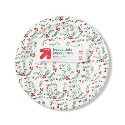 Holiday Disposable Dinnerware Plate - 8.5" - 60ct - up & up™