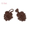 Unique Bargains Nylon Tang Suit Dress Sweater Handmade Sewing Fasteners Knot Closure Buttons 10 Sets - 3 of 4