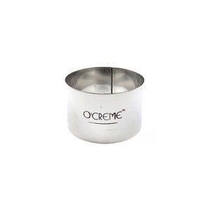 O'Creme Cake Ring, Stainless Steel, Round, 2-3/4" Dia x 1-3/4" High - 1 of 3