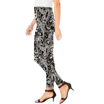 Roaman's Women's Plus Size Ankle Length Essential Stretch Legging