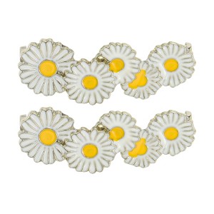 Unique Bargains Chrysanthemums Candied Haws Shape Shoelace Charms 1 Pair - 1 of 4