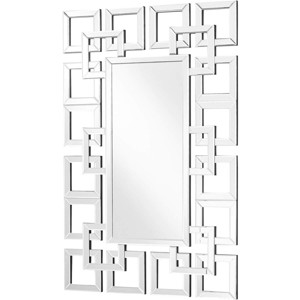 Elegant Lighting Sparkle 31.5 in. Contemporary Rectangle Mirror in Clear - 1 of 4