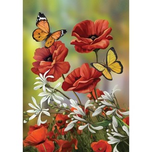 Briarwood Lane Garden Flag 12x18 For Outdoor Hello Spring Butterflies For Spring Garden Flag Flags For Outside - 1 of 4