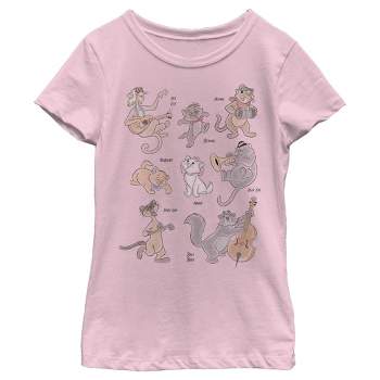 Girl's Aristocats The Whole Cat Crew T-Shirt