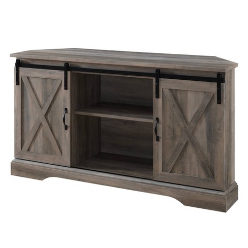 rustic media cabinet