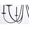 Elegant Lighting Cohen 42 inch pendant in black - 4 of 4