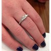 Pompeii3 1ct Princess Cut Diamond Antique Ring 14K Gold - 4 of 4