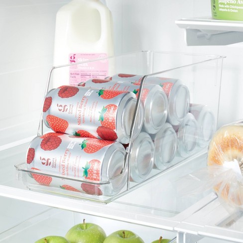 Lexi Home 94.5 Oz Acrylic Fridge Produce Storage Organizer With Divider :  Target