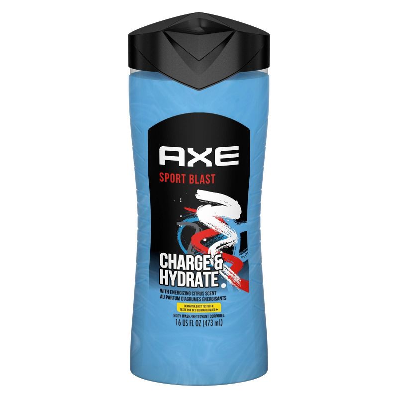 Axe Sport Blast Clean + Recharged 2-in-1 Body Wash Soap + Shampoo - 16 fl oz, 3 of 6