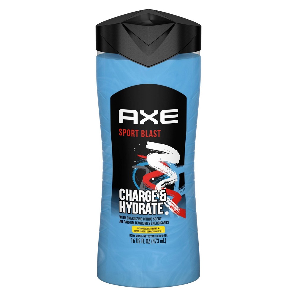 Photos - Shower Gel AXE Sport Blast Clean + Recharged 2-in-1 Body Wash Soap + Shampoo - 16 fl oz 