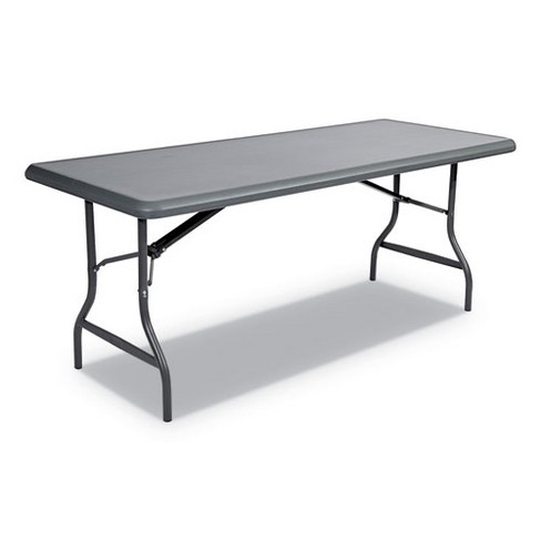 Iceberg IndestrucTable Industrial Folding Table, Rectangular, 72" x 30" x 29", Charcoal - image 1 of 1