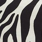 black zebra heart