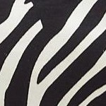 black zebra heart