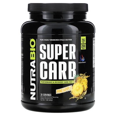 NutraBio Super Carb, Pineapple, 1.9 lb (840 g)