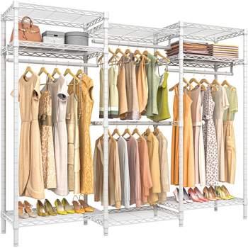 VIPEK V5i Garment Rack Heavy Duty Clothes Rack, Portable Closet Wardrobe Bedroom Armoires Freestanding Clothing Rack, White