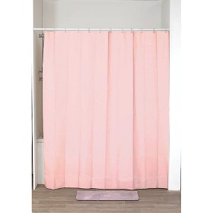 Evideco French Home Goods Extra Long Shower Curtain Liner Plastic 79"L x 71"W - 1 of 4