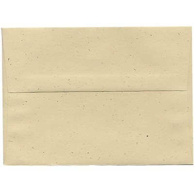 JAM Paper A7 Recycled Invitation Envelopes 5.25 x 7.25 Genesis Husk 3206I