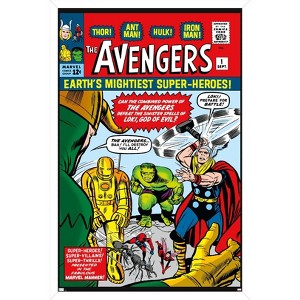 Trends International Marvel Comics - Avengers #1 Framed Wall Poster Prints - 1 of 4