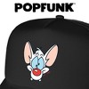 Pinky And The Brain Pinky Head Foam Trucker Cap Black - 4 of 4