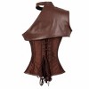 Women's Wo's Steampunk Shoulder Armor Corset - Western F.a.s.h.i.o.n - 2 of 3