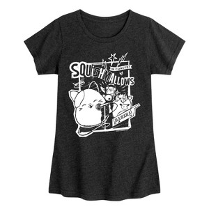 Girls' - Squishmallows - Concert Fitted Short Sleeve Graphic T-Shirt - 1 of 4
