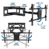 Mount-It! Long Extension TV Mount, Dual Arm Full Motion Wall Bracket with 36 inch Extended Articulating Arm, Fits Screen Sizes 42 to 90 Inch, 176 Lbs. - 4 of 4