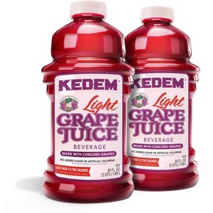 Kedem Light Concord Grape Juice - 64 Oz Bottle (Pack of 2) - 1 of 3