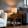 Starlight Canyon Home,Gray Distressed Industrial End Table with Acacia and MDF Construction - 4 of 4