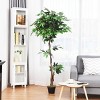 Costway 3.5'  4'  5'  5.5'  6' Artificial Tree Indoor-Outdoor Home Decor - 2 of 4