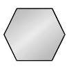 Kate and Laurel Mcneer Large Hexagon Metal Wall Mirror - 2 of 4