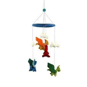 Slickblue 20" Handmade Felt Mobile - Perfect for Nursery or Kids' Room, Available in Multiple Designs - 1 of 4