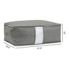 REGALWOVEN Bedding Clothing Non-Woven Fabric Storage Bags with Handles - 2 of 4